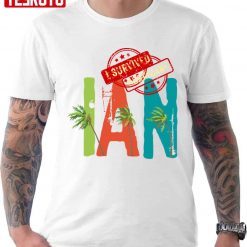 Summer Vibes I Survived Hurricane Ian Unisex T-shirt