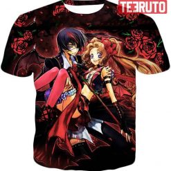 Super Cute Siblings Lelouch X Nunnaly Cool Code Geass Anime Promo Tee 3D AOP T-Shirt