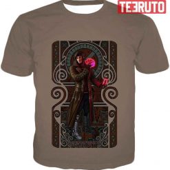 Super Hero Gambit Promo Grey Marvel Tee 3D AOP T-Shirt