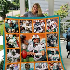 Team Miami Dolphins Legends Quilt Blanket