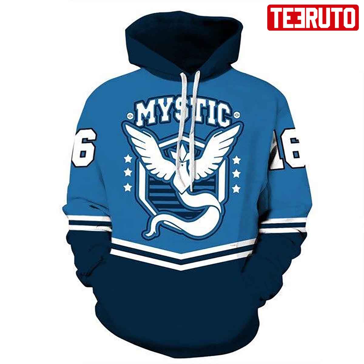 Team Mystic Pokemon Go Uniform Hd 3d Aop Hoodie