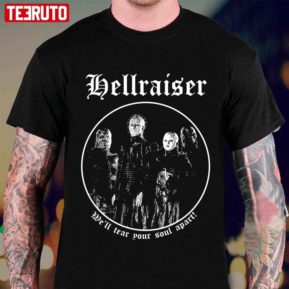 Tear Apart Cast Hellraiser Unisex T-shirt
