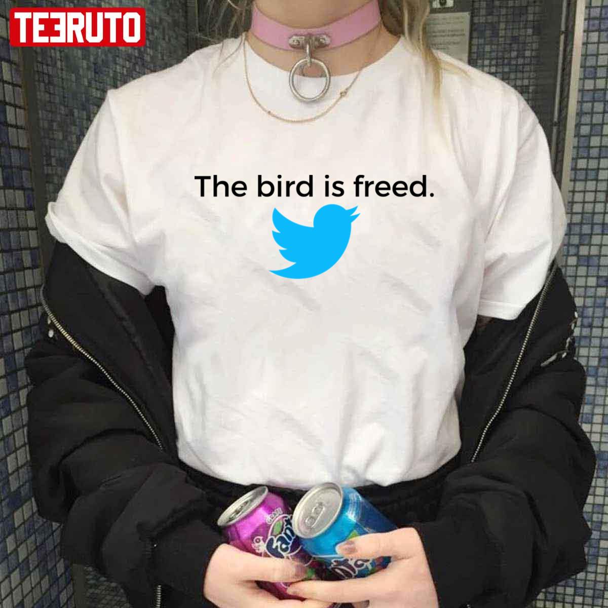 The Bird Is Freed Elon Musk Chief Twit Twitter Trending Unisex T-shirt