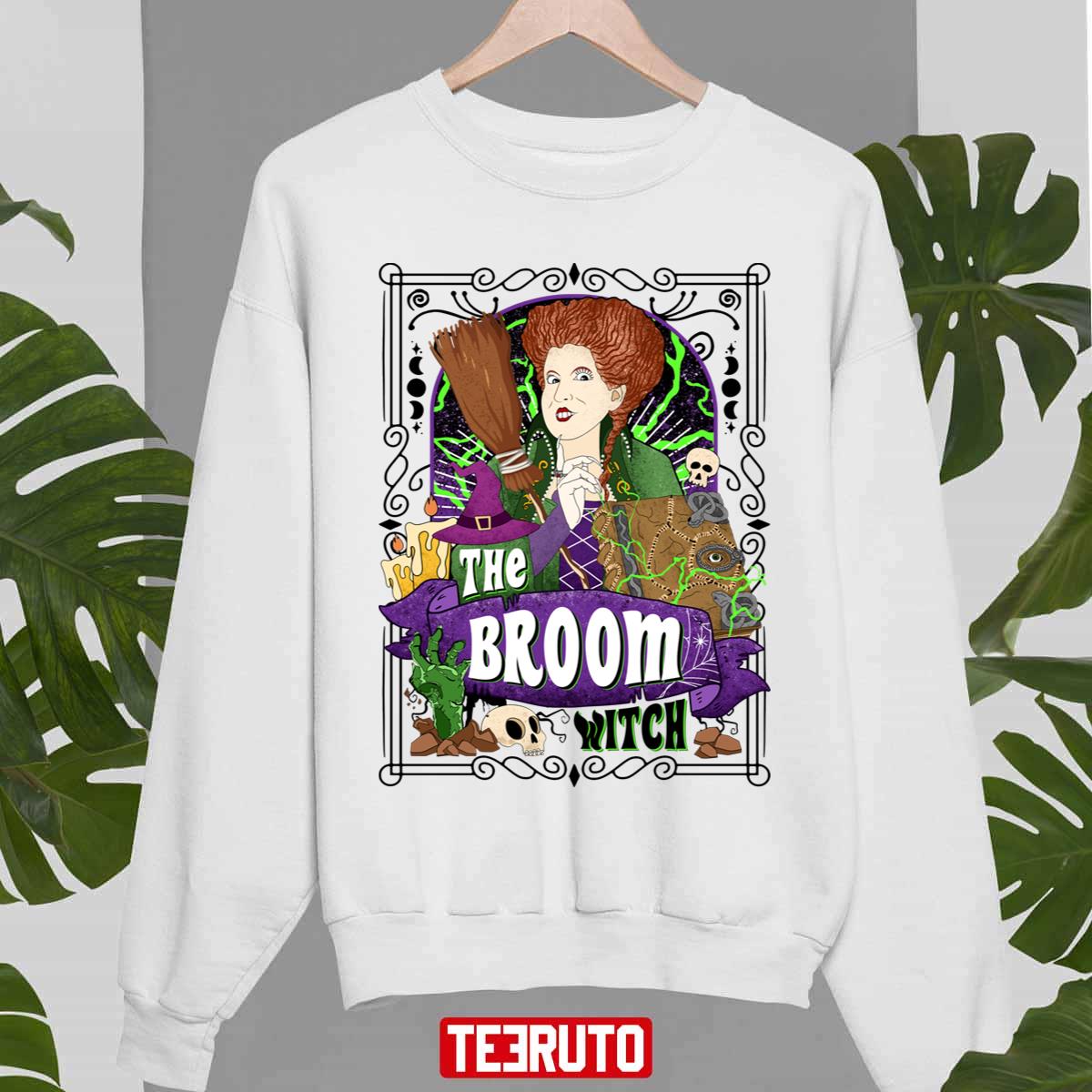 The Broom Witch Tarot Card Hocus Pocus Unisex Sweatshirt