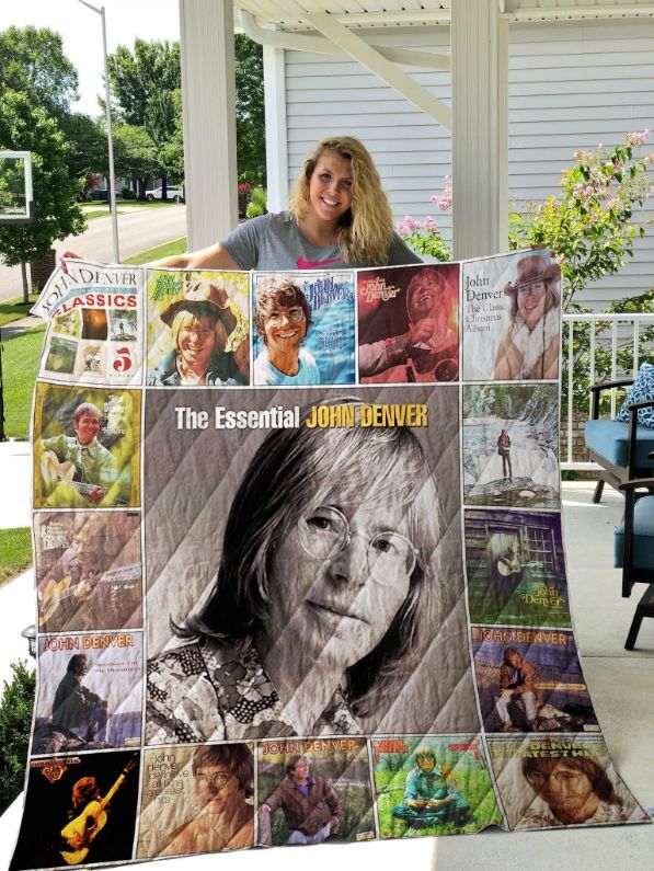 The Essential John Denver Collected Collection Quilt Blanket Teeruto
