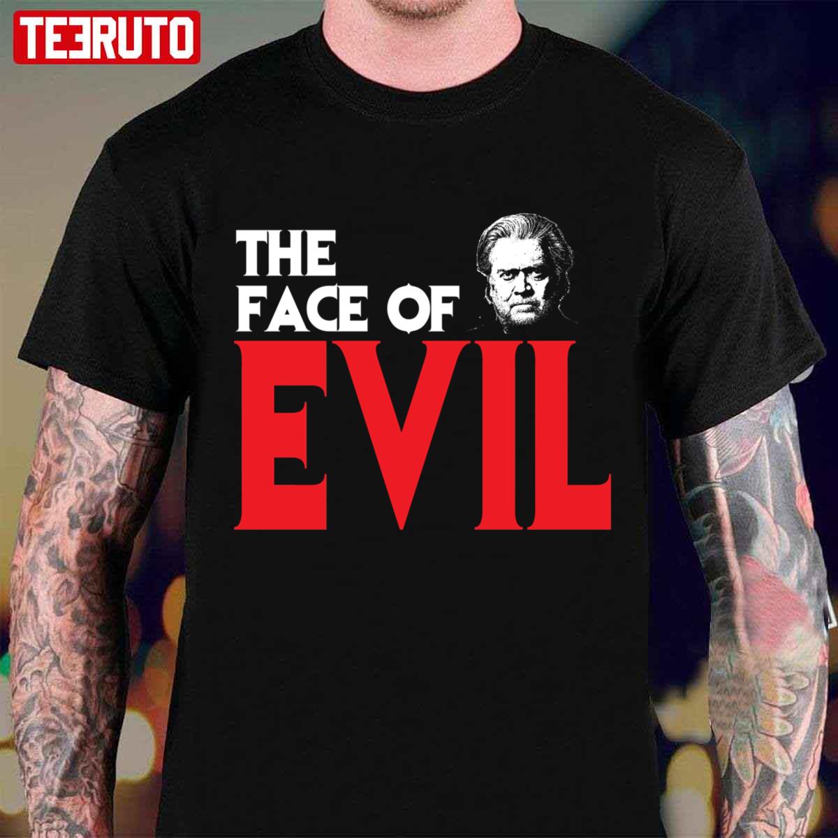 The Face Of Evil Steve Bannon Unisex T-shirt