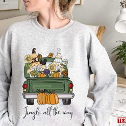 The Gnomes Autumn Jingle All The Way Unisex Sweatshirt