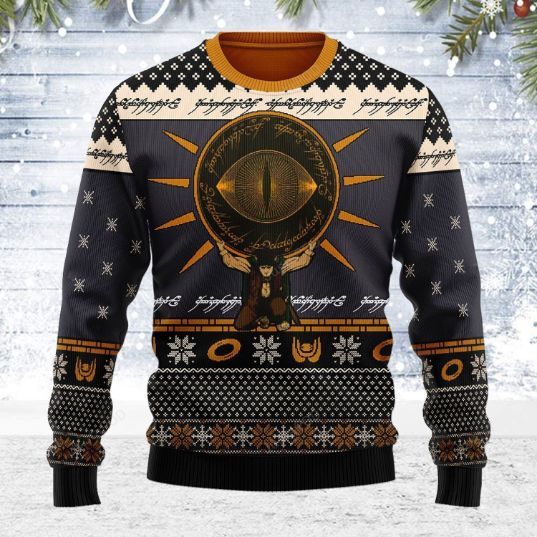 The Lord Of The Rings Burden Ugly Christmas Wool Knitted Sweater