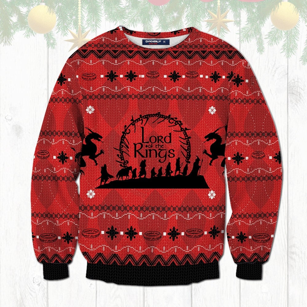 The Lord Of The Rings Christmas Ugly Christmas Gift Merry Christmas Sweater