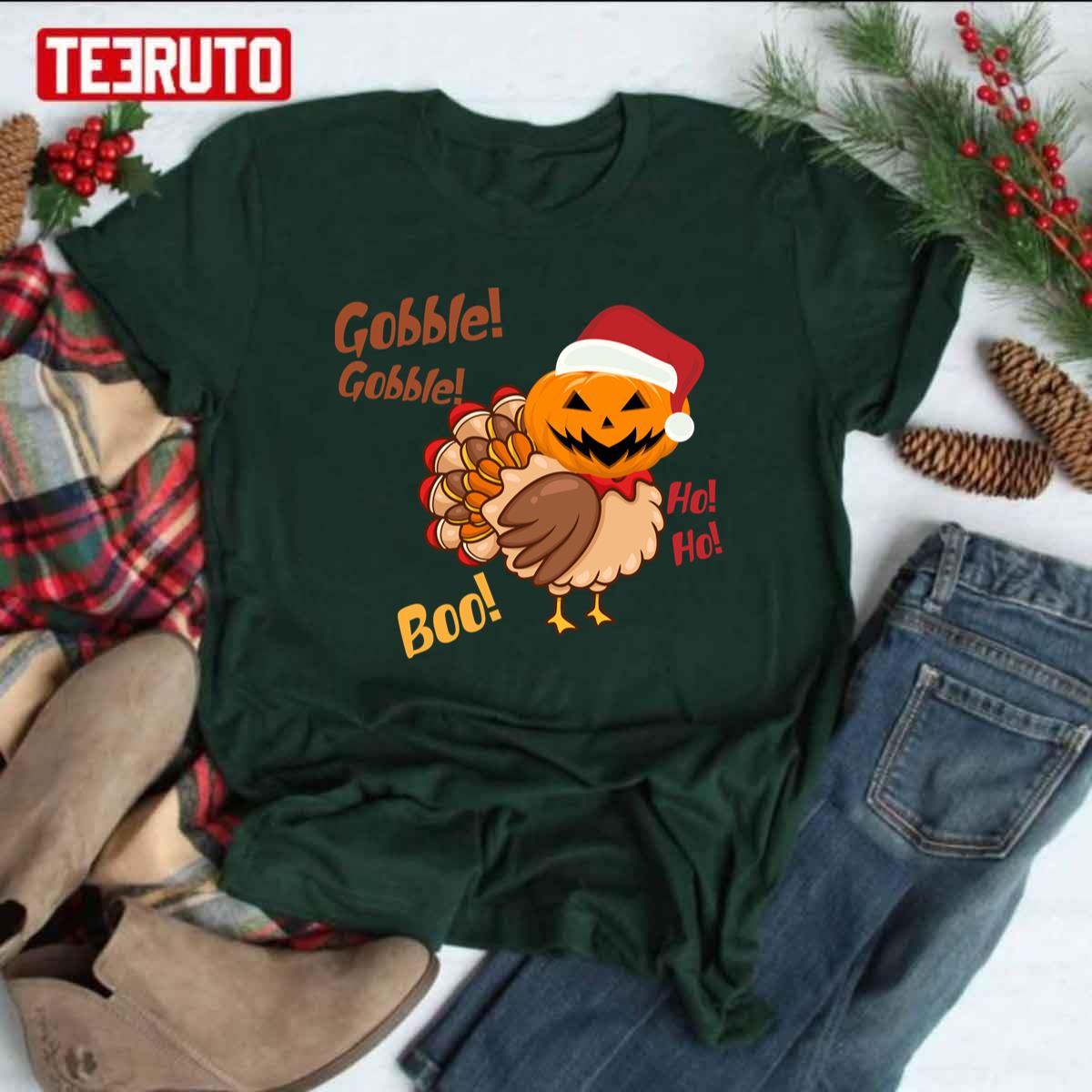 The Pumpkin Turkey Happy Hallothanksmas Unisex Sweatshirt