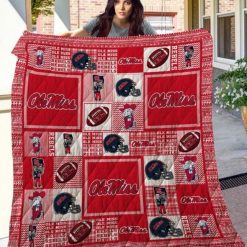 The Rebels Ncaa Ole Miss Rebels Quilt Blanket