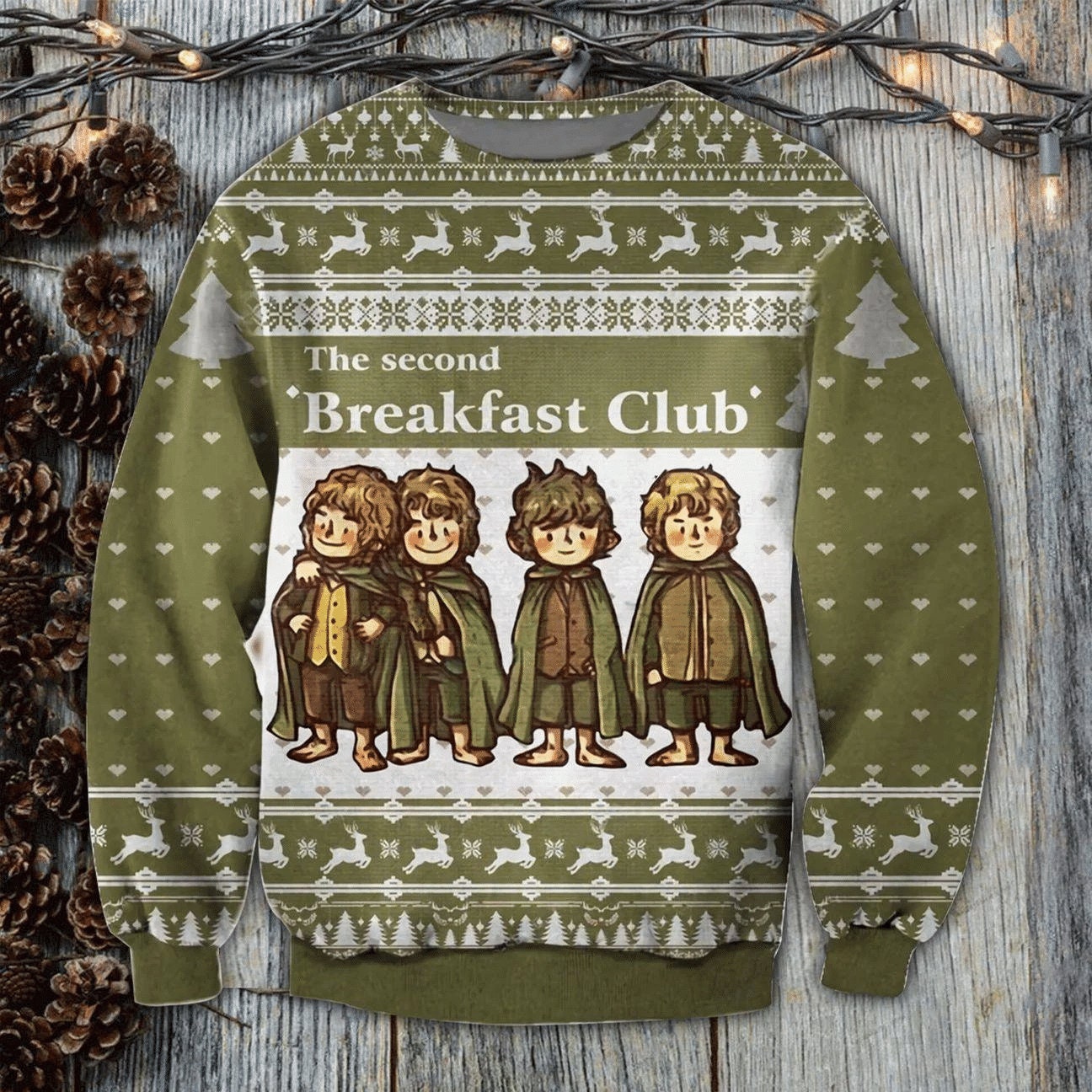 The Second Breakfast Lord Of The Rings Ugly Christmas Sweater Knitted Shirt