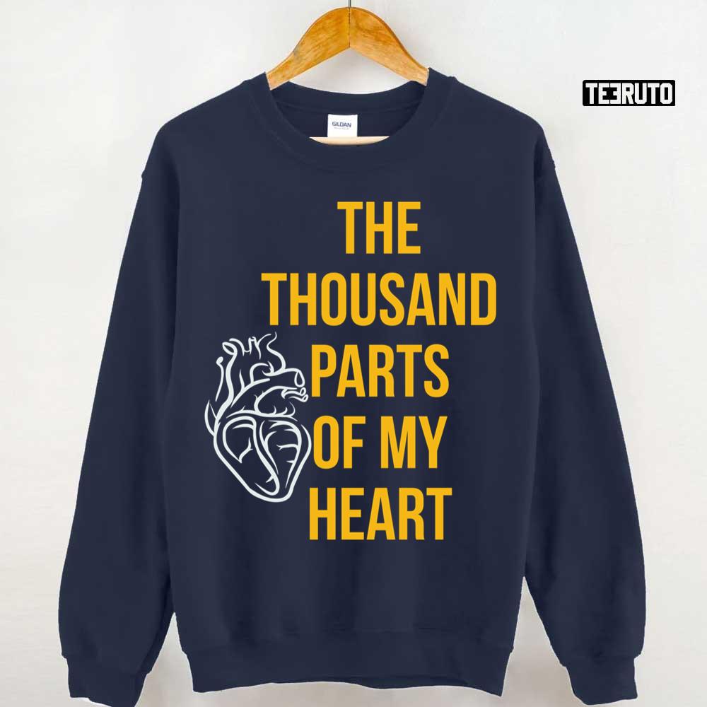 The Thousand Parts Of My Heart Colleen Hoover Unisex Sweatshirt