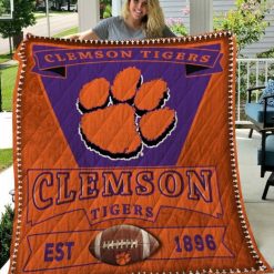 The Tigers1896 Ncaa Clemson Tigers Collected Quilt Blanket