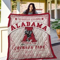 The Uni Of Alabama Ncaa Alabama Crimson Tide Collected Collected Quilt Blanket