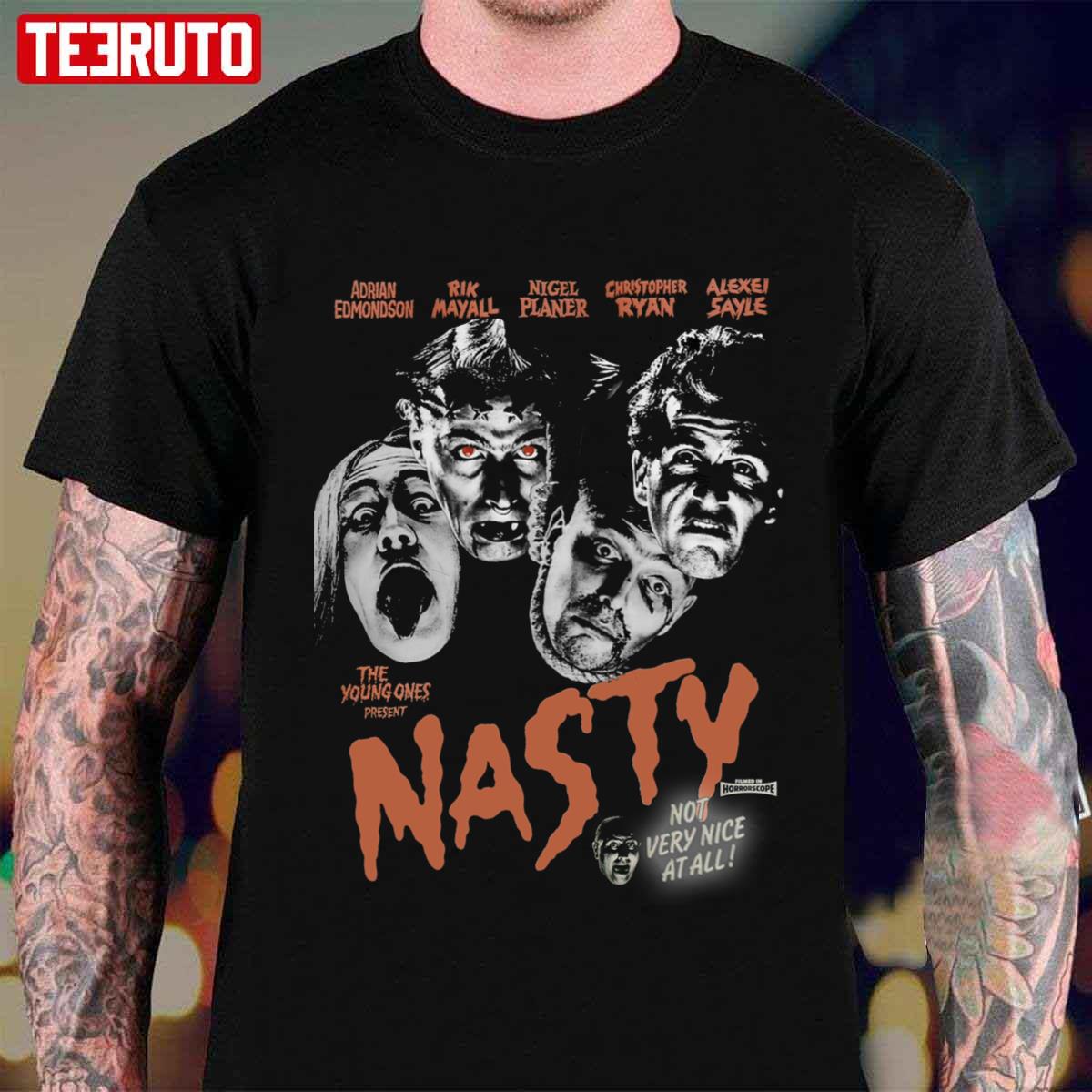 The Young Ones Nasty Horror Design Unisex T-shirt