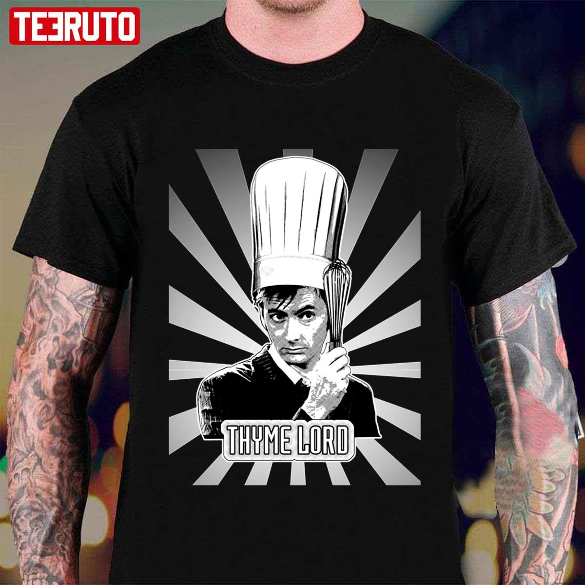 Thyme Lord David Tennant Doctor Who Unisex T-shirt