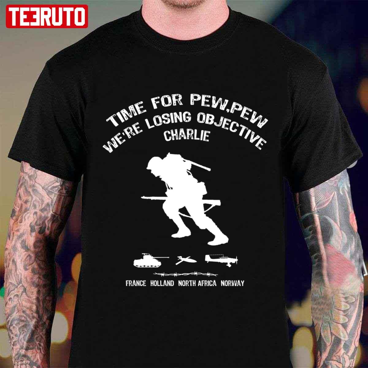 Time For Pew Pew Battlefield V Unisex T-shirt