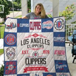 Together We Will Los Angeles Clippers Collection Quilt Blanket
