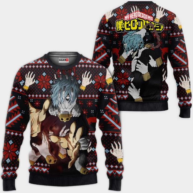 Tomura Shigaraki Anime My Hero Academia Xmas Ugly Christmas Knitted Sweater