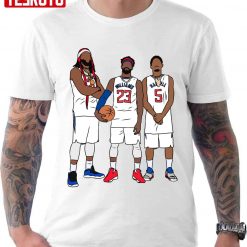 Trez Pat Bev & Lou Will Basketball Unisex T-shirt