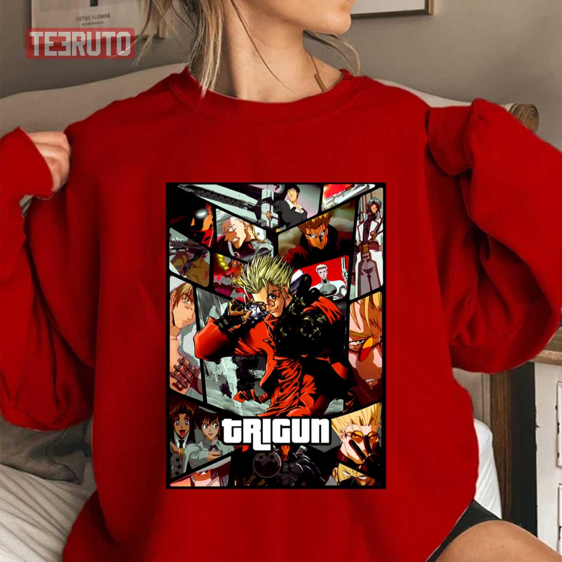Trigun Ultimate Anime Grand Theft Auto Style Unisex Sweatshirt
