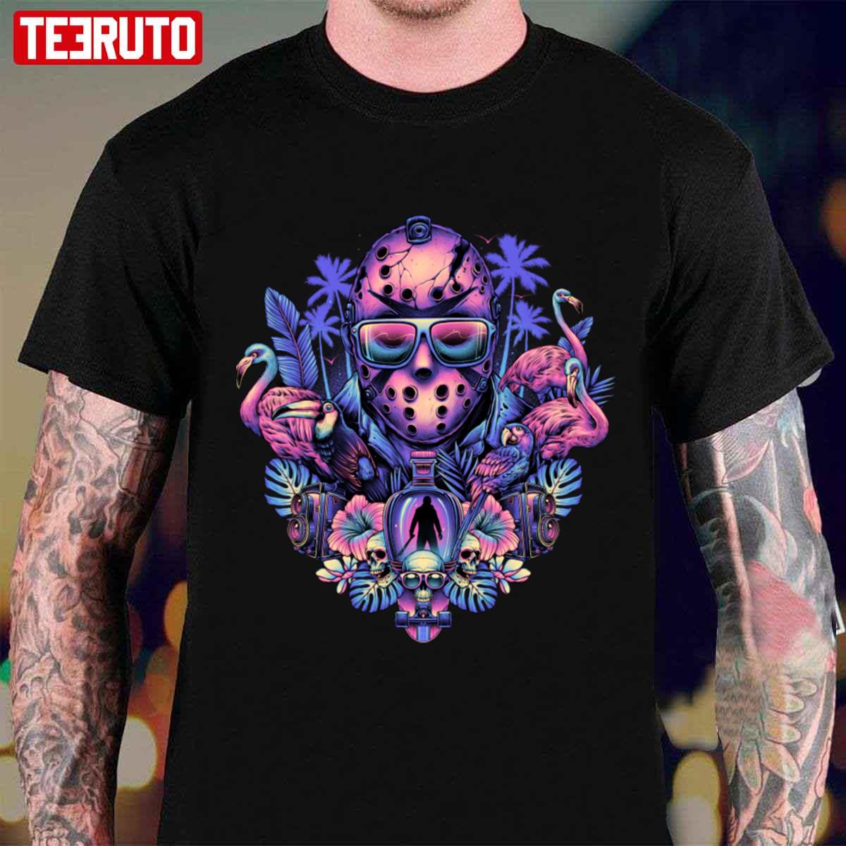 Tropical Camper Mr Jason Voorhees Unisex T-shirt