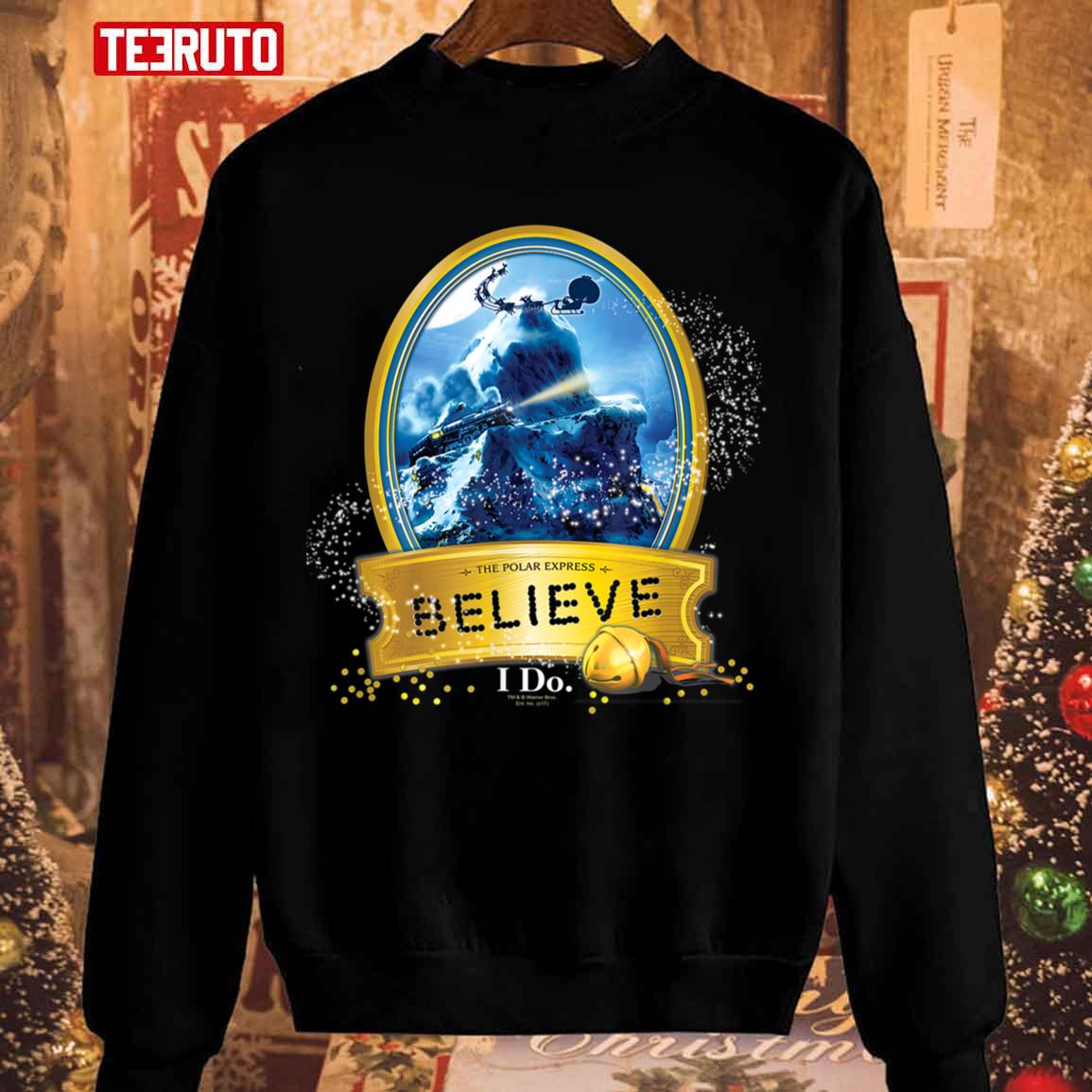 True Believer In Santa The Polar Express Unisex Sweatshirt