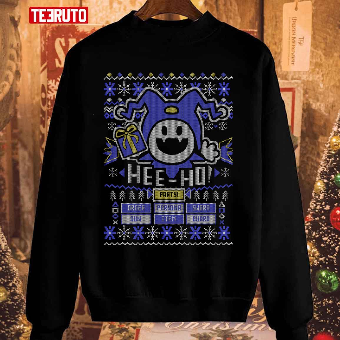 Ugly Christmas Jack Frost Pattern Unisex Sweatshirt