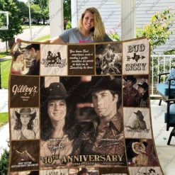 Urban Cowboy Memories Quilt Blanket