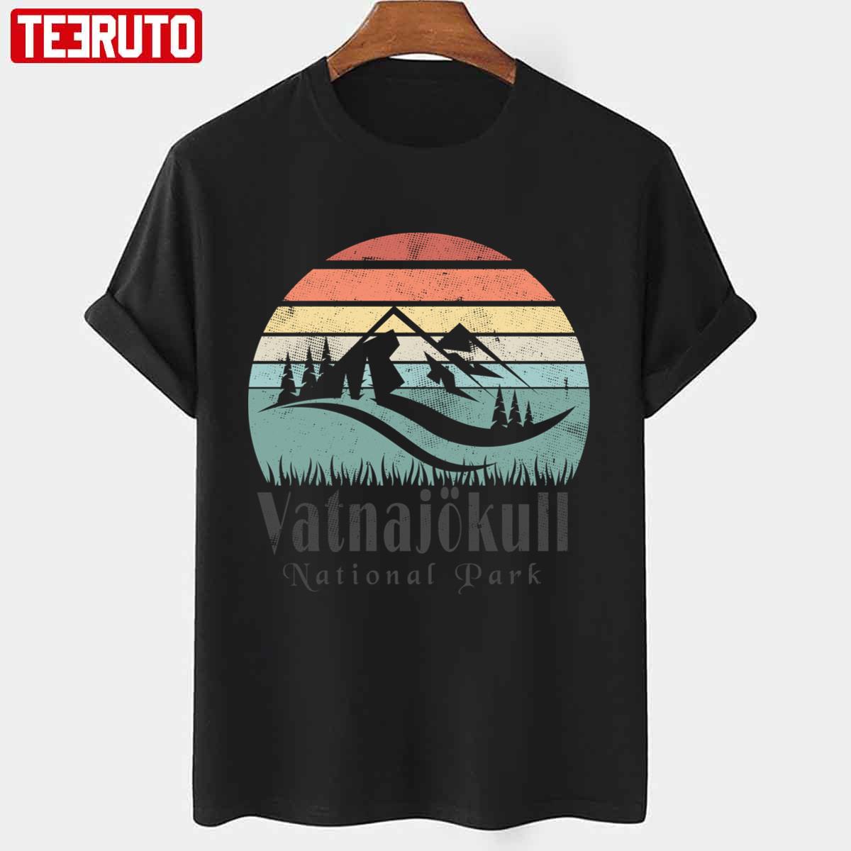 Vatnajokull National Park Vintage Unisex T-shirt