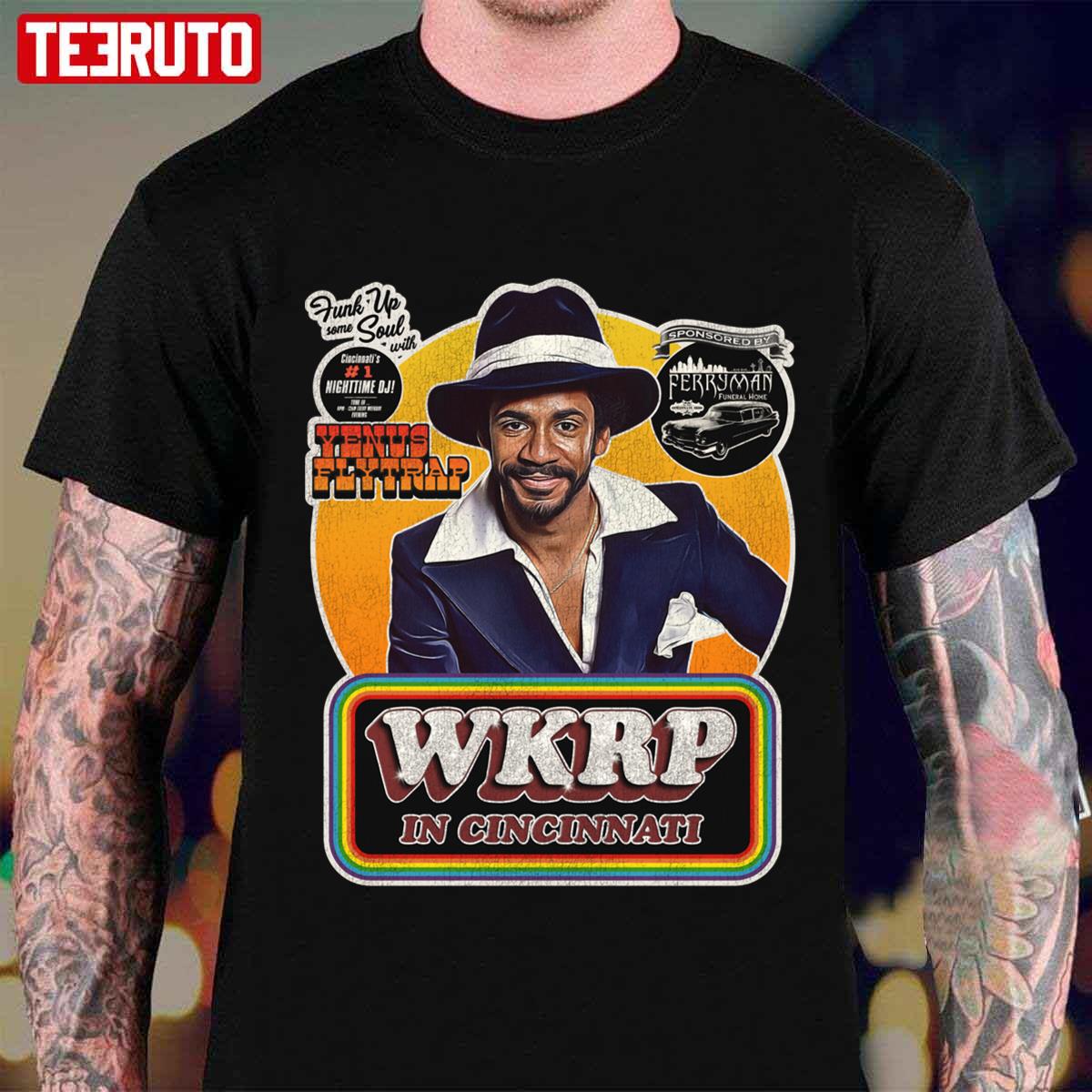 Venus Flytrap At Night Wkrp In Cincinnati Unisex T-shirt