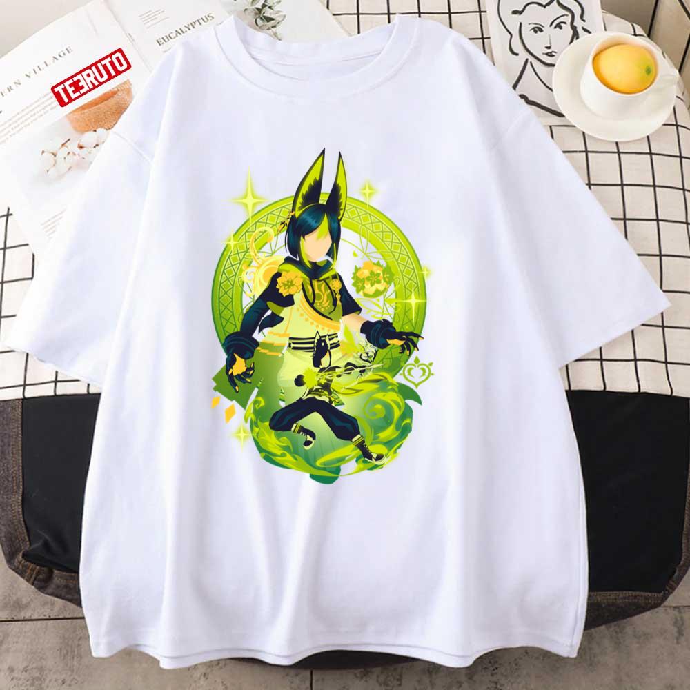 Verdant Strider Tighnari Genshin Impact Unisex T-shirt Verdant Strider Tighnari Genshin Impact Unisex T-shirt