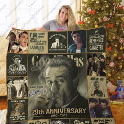 Vintage Goodfellas 29th Anniversary Collected Quilt Blanket