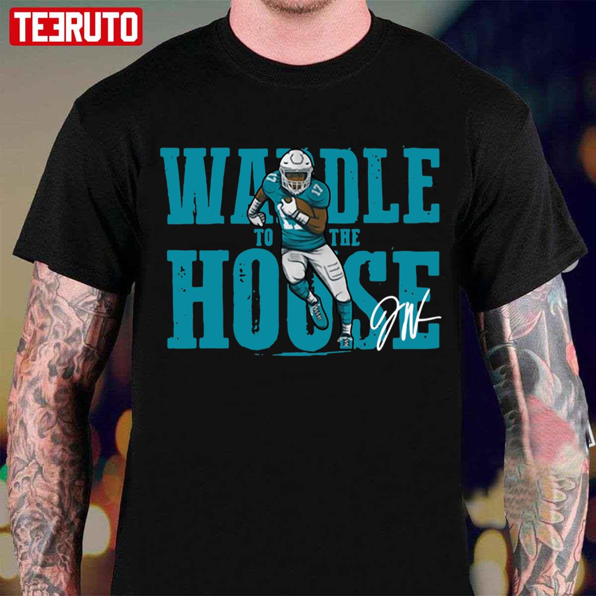 Waddle To The House Jaylen Waddle Unisex T-shirt