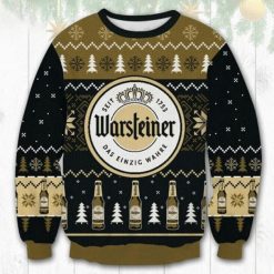 Warsteiner Premium Beer Xmas Ugly Wool Knitted Sweater