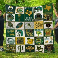 Welcome Bears Fans Ncaa Baylor Bears Collected  Quilt Blanket