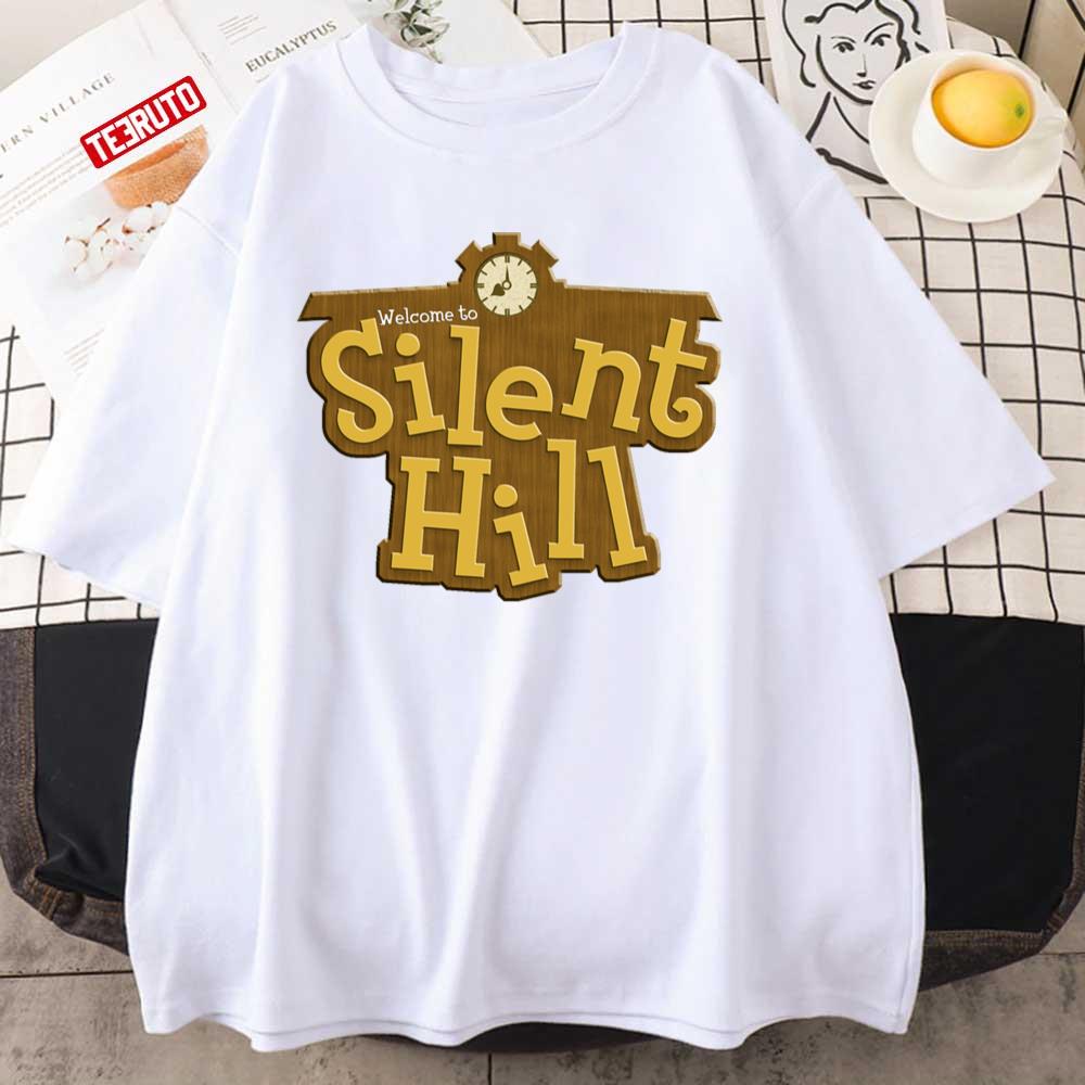 Welcome To Silent Hill Inspired Of Animal Crossing Unisex T-shirt