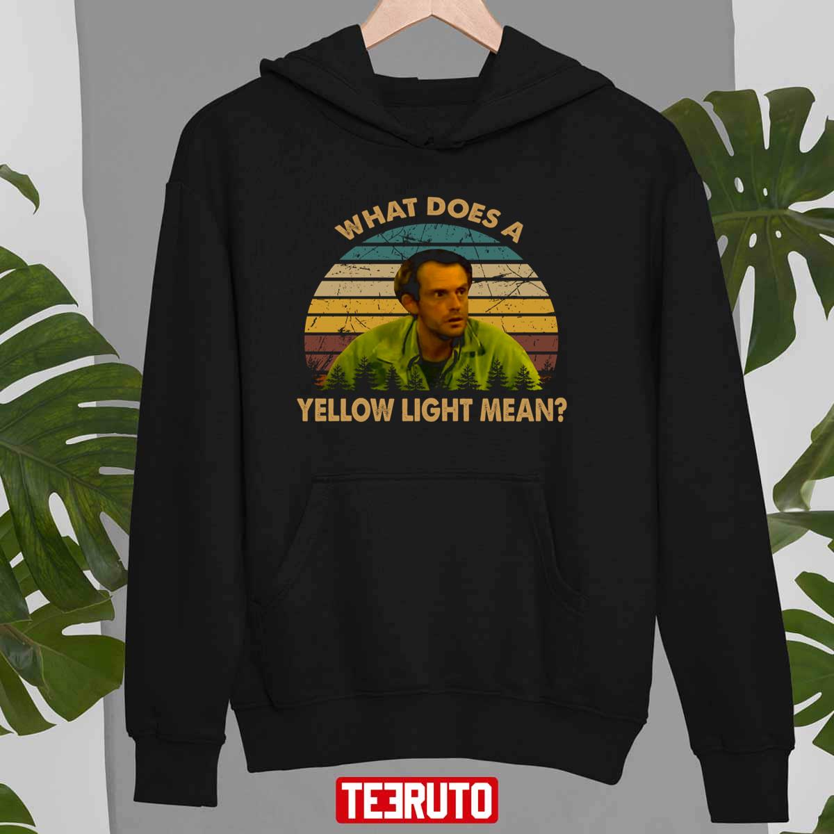 What Does A Yellow Light Mean Jim Taxi 1978 Vintage Unisex Tshirt