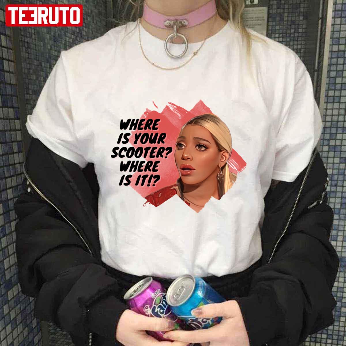Where Is Your Scooter Where Is It Nene Leakes Unisex T-shirt