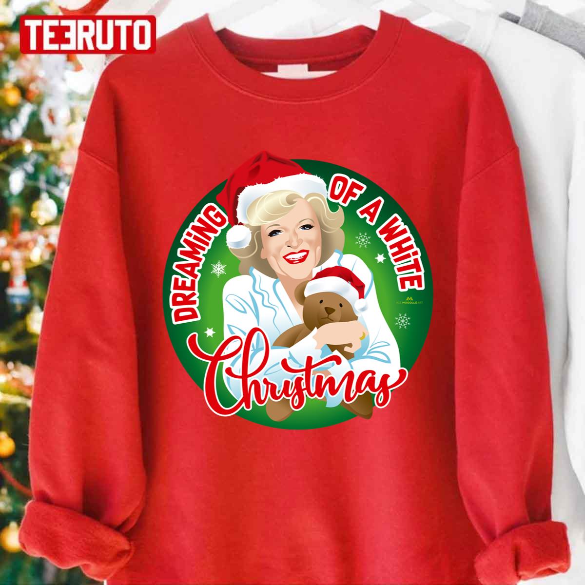 White Christmas Dreaming Of A White Fanart Unisex Sweatshirt