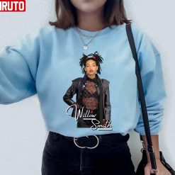 Willow Smith Realistic Digital Art With Text Unisex Sweatshirt