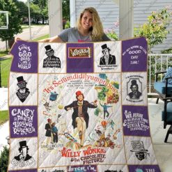 Willy Wonka And The Chocolate Factory For Fan Collection Collected Quilt Blanket