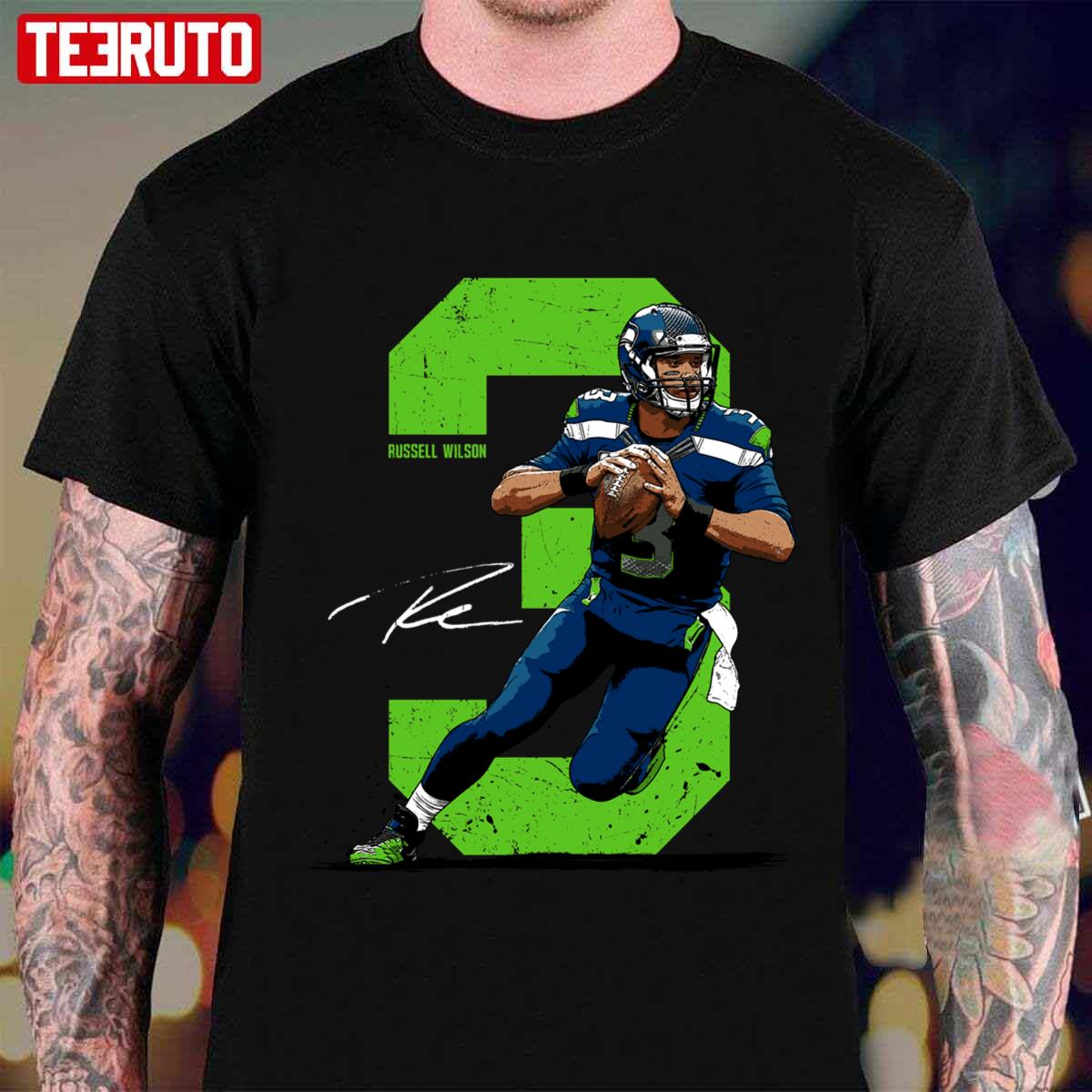 Wilson Quarterback Seattle Football No 3 Unisex T-shirt