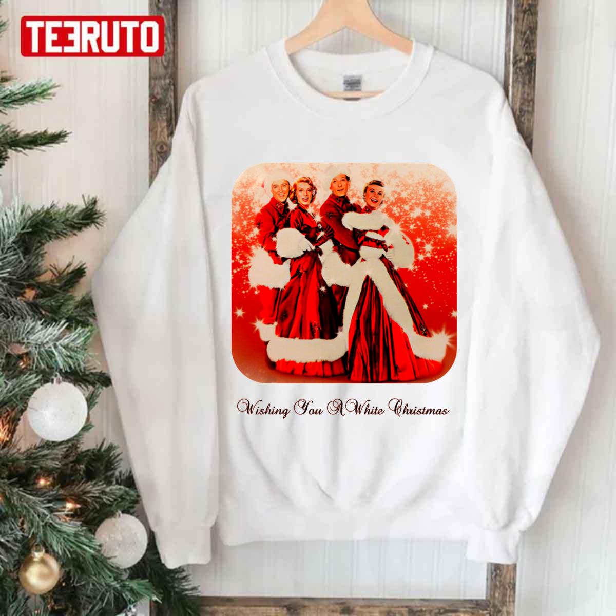 Wishing You A White Christmas Design Unisex Sweatshirt