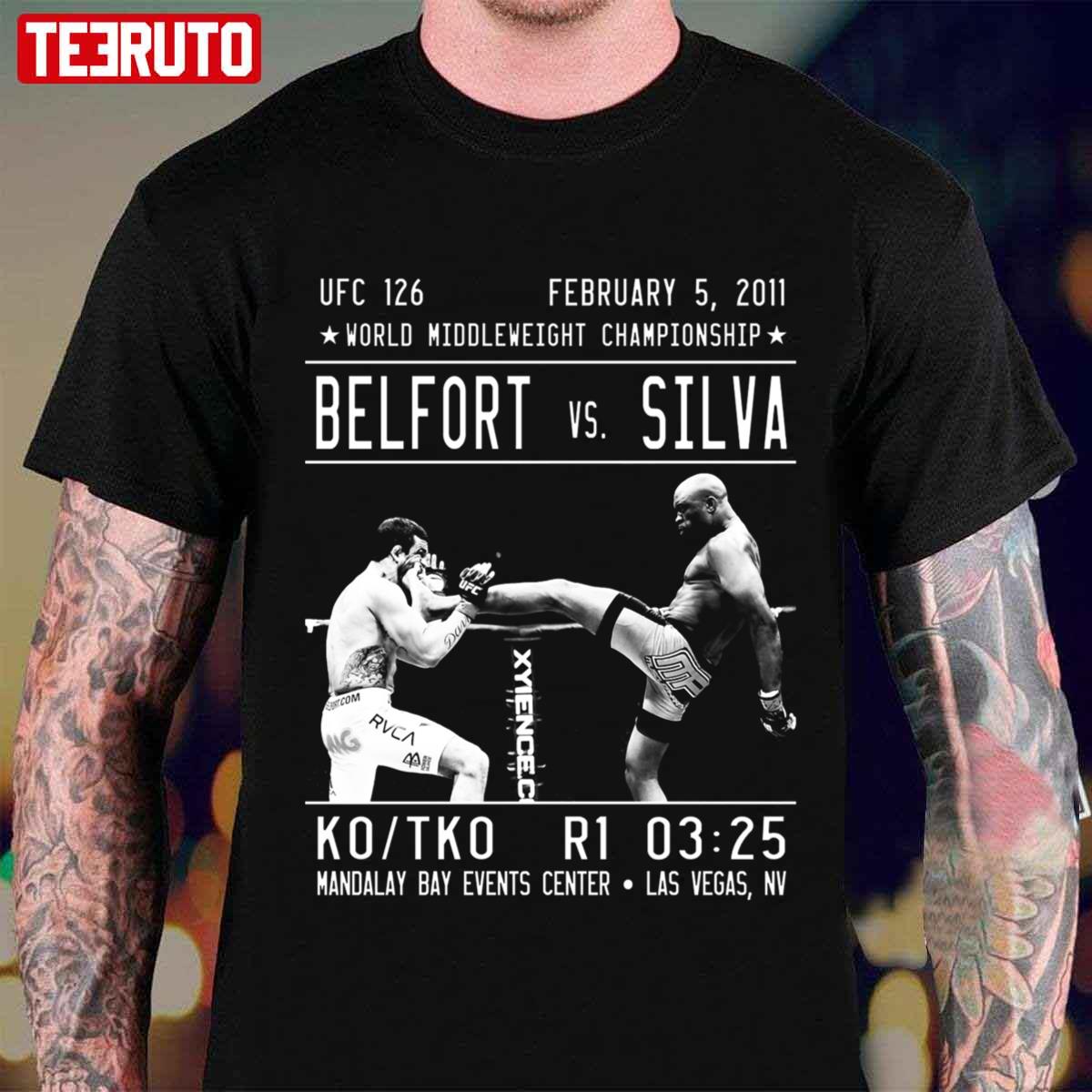 World Middleweight Championship Belfort Vs Anderson Silva Unisex T-shirt
