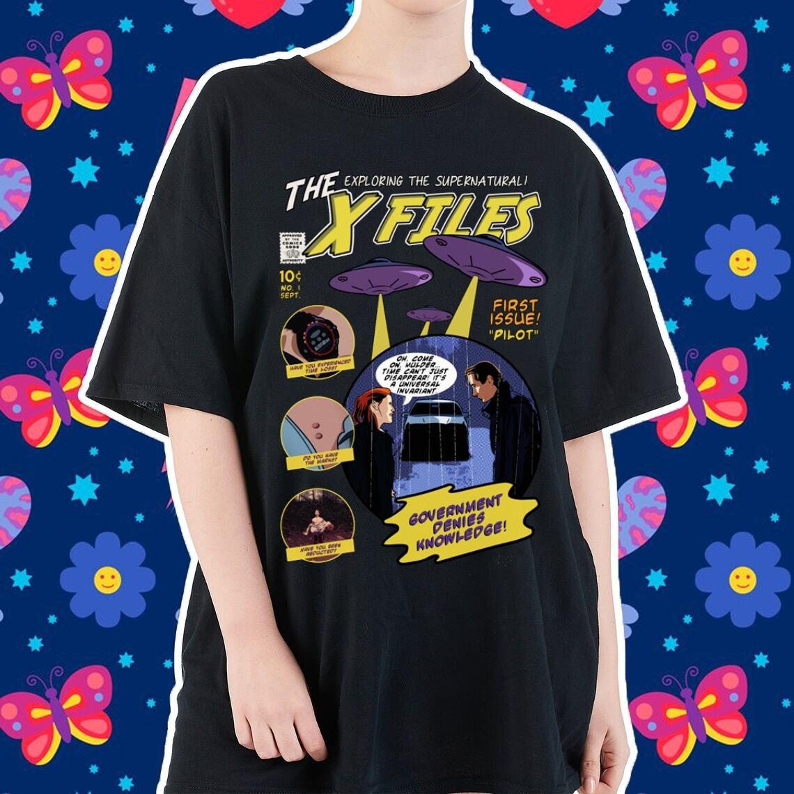 X-Files The Truth Is Out There Exploring The Supernatural Vtg Comic Unisex T-shirt