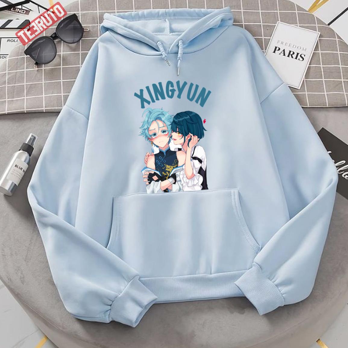 Xingyun Chibi Genshin Impact Cute Anime Style Art Unisex Hoodie