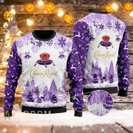Xmas Crown Royal Ugly Christmas Sweater
