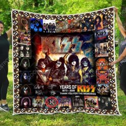 Years Of Kiss Band Memories Quilt Blanket